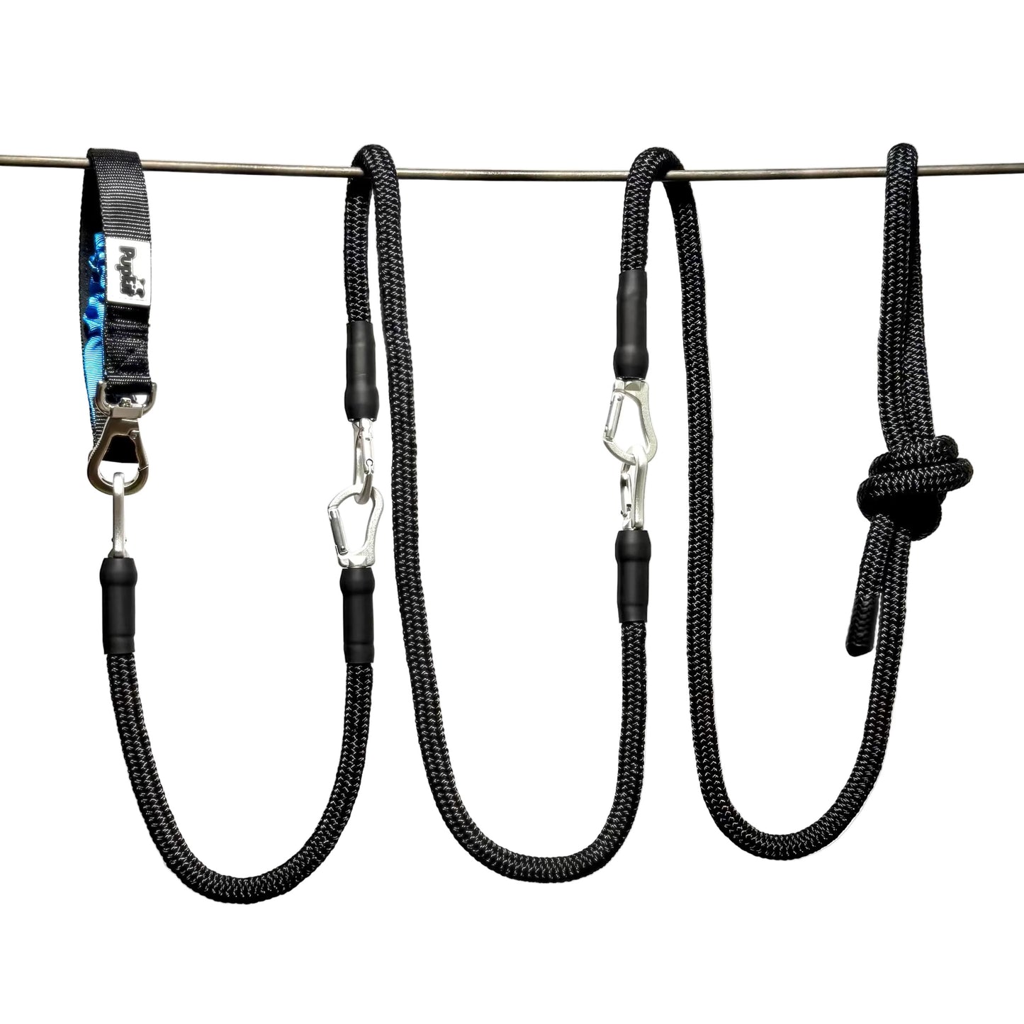 PupFit alpha leash set — tangle-free hands-free multi-dog leash system for walking adventures
