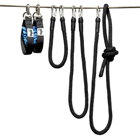 PupFit dual alpha leash set — tangle-free multi-dog leash system for walking and tug play