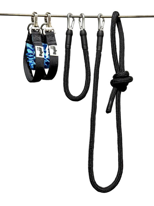 PupFit dual beta leash set — tangle-free multi-dog leash system for walking and tug play
