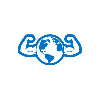 PupFit sustainably strong icon — products made from responsibly sourced alloys and rubber