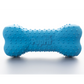 Blue bone-shaped dog toy with 'Pupfit' branding on a white background
